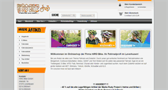 Desktop Screenshot of hirobike-lev.de